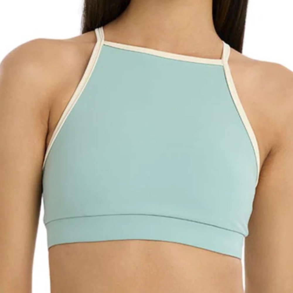 Gilly hicks (Holister) small teal crop top